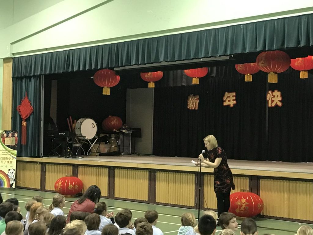 thetrilingualschoolheldassemblytocelebratethechinesenewyear